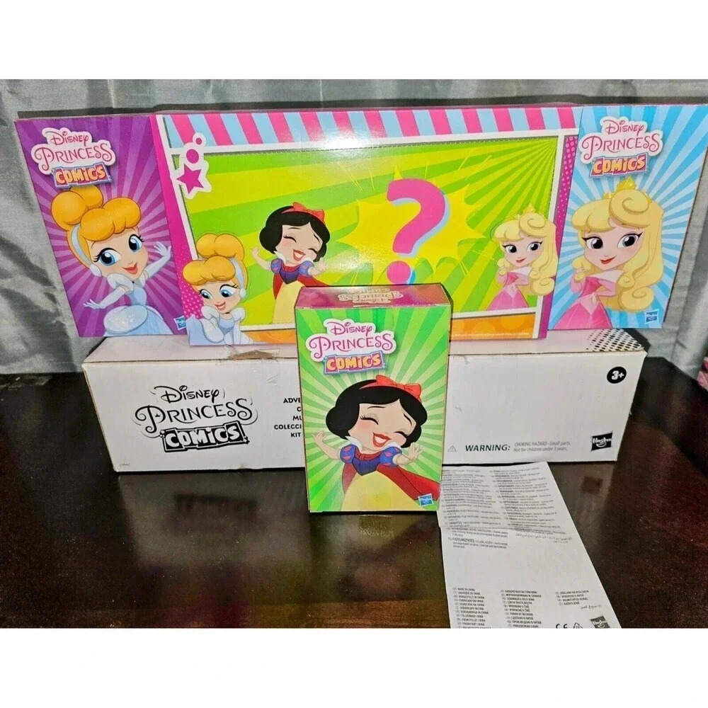 Disney Princess Comics Adventure Discoveries Collection,Doll Set W/ 9 Figures